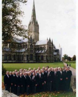 At Salisbury Cathedral October 1998