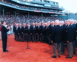 At Fenway Park with the Red Sox 2007