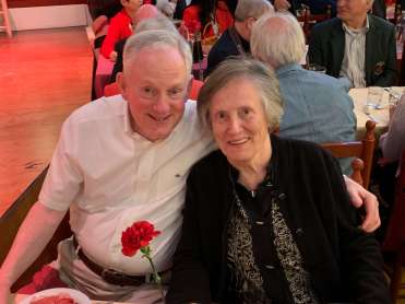Bob and Susan McLellan at the Flamenco restaurant