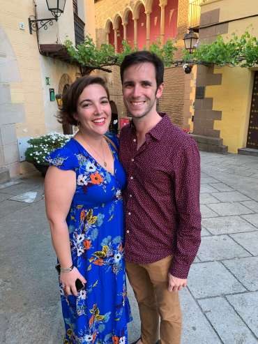 Michelle Rossi and Ben Doyle, engaged!